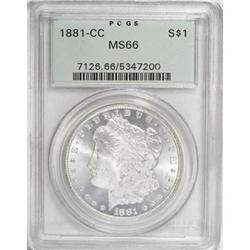 1881-CC $1 MS66 PCGS