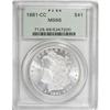 Image 1 : 1881-CC $1 MS66 PCGS