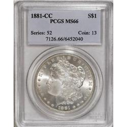 1881-CC $1 MS66 PCGS