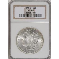1881-O $1 MS65 NGC