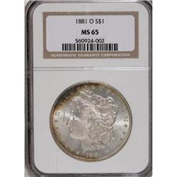 1881-O $1 MS65 NGC