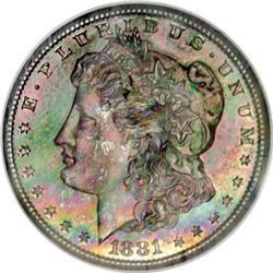 1881-S $1 MS68 NGC