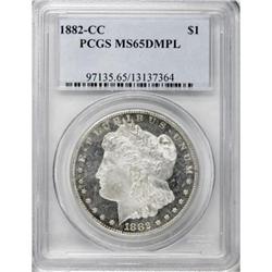 1882-CC $1 MS65 Deep Mirror Prooflike PCGS