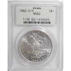 1882-O/S $1 MS62 PCGS