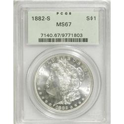 1882-S $1 MS67 PCGS
