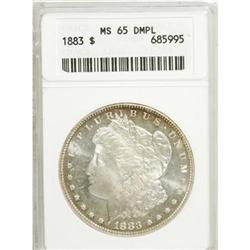 1883 $1 MS65 Deep Mirror Prooflike ANACS