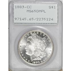 1883-CC $1 MS65 Deep Mirror Prooflike PCGS