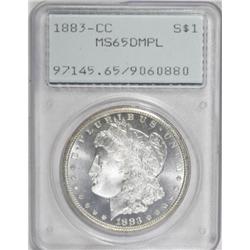 1883-CC $1 MS65 Deep Mirror Prooflike PCGS