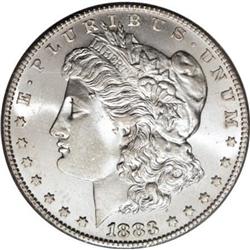 1883-S $1 MS64 NGC