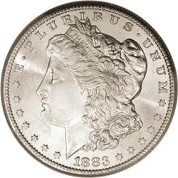 1883-S $1 MS64 NGC