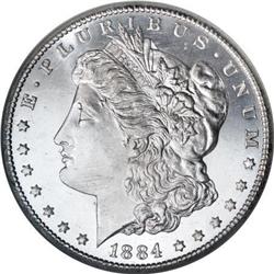 1884-CC $1 MS67 Prooflike NGC