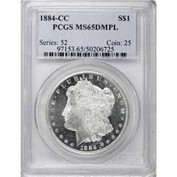 1884-CC $1 MS65 Deep Mirror Prooflike PCGS