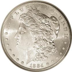 1884-S $1 MS61 NGC