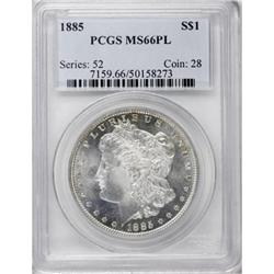 1885 $1 MS66 Prooflike PCGS