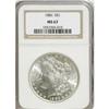 Image 1 : 1886 $1 MS67 NGC