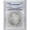 Image 3 : 1887/6 $1 MS64 Deep Mirror Prooflike PCGS