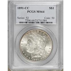 1891-CC $1 MS64 PCGS