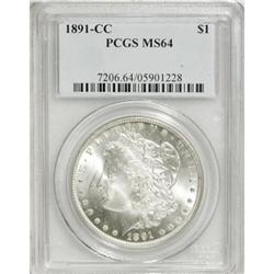 1891-CC $1 MS64 PCGS
