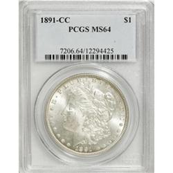 1891-CC $1 MS64 PCGS