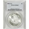 Image 3 : 1891-CC $1 MS65 PCGS