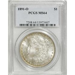 1891-O $1 MS64 PCGS