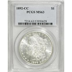 1892-CC $1 MS63 PCGS