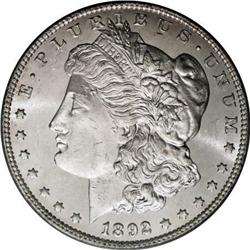 1892-CC $1 MS64 Prooflike PCGS