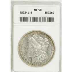 1892-S $1 AU50 ANACS