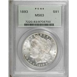 1893 $1 MS63 PCGS