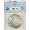 Image 1 : 1893 $1 MS64 ANACS