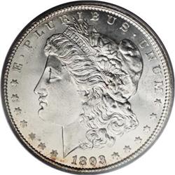 1893-CC $1 MS63 PCGS