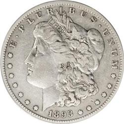 1893-S $1 Fine 15 ANACS