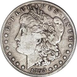 1893-S $1 VF25 PCGS