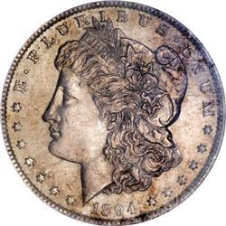 1894 $1 AU55 PCGS