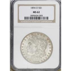 1894-O $1 MS62 NGC