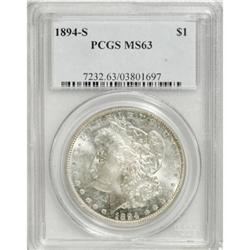 1894-S $1 MS63 PCGS