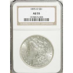 1895-O $1 AU55 NGC