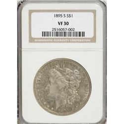 1895-S $1 VF30 NGC