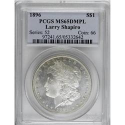 1896 $1 MS65 Deep Mirror Prooflike PCGS