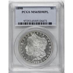1898 $1 MS65 Deep Mirror Prooflike PCGS