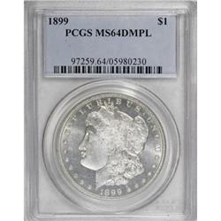 1899 $1 MS64 Deep Mirror Prooflike PCGS