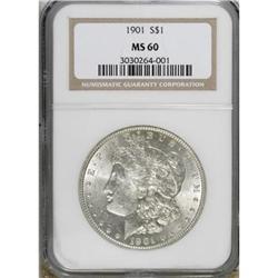 1901 $1 MS60 NGC