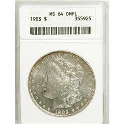 1903 $1 MS64 Deep Mirror Prooflike ANACS