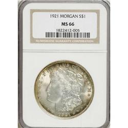 1921 $1 MS66 NGC