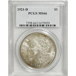 1921-D $1 MS66 PCGS