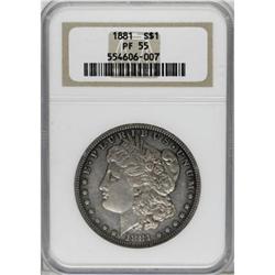 1881 $1 PR55 NGC