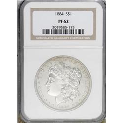 1884 $1 PR62 NGC