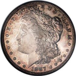 1887 $1 PR65 NGC