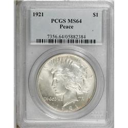 1921 $1 MS64 PCGS
