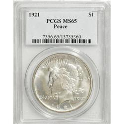1921 $1 MS65 PCGS